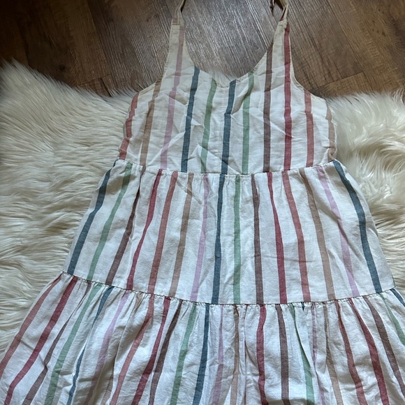 AMERICAN EAGLE Striped Halter Smocked Dress - Picture 4 of 6